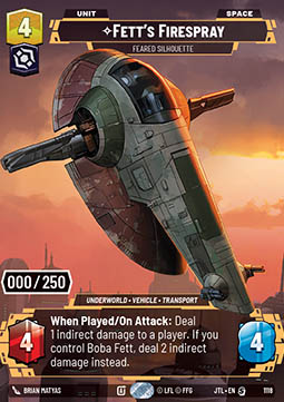 Fett's Firespray, Feared Silhouette (V.5)