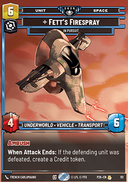 Fett's Firespray, In Pursuit (V.1)