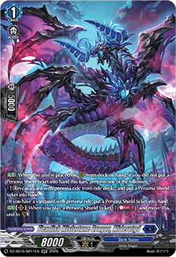 Fiendish Misfortune Dragon, Miderotgd [D-Format] (V.3 - Silver Rare)