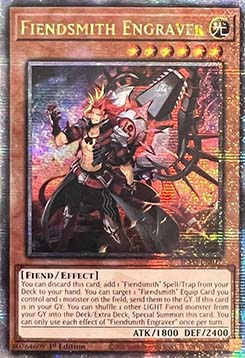 Fiendsmith Engraver (V.2 - Quarter Century Secret Rare)