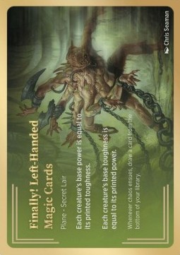 Finally! Left-Handed Magic Cards