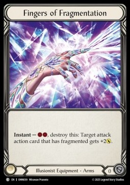 Fingers of Fragmentation (Cold Foil)