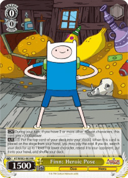 Finn: Heroic Pose Finn: Heroic Pose (V.1 - Double Rare)