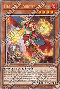 Fire King Courtier Ulcanix (V.2 - Quarter Century Secret Rare)