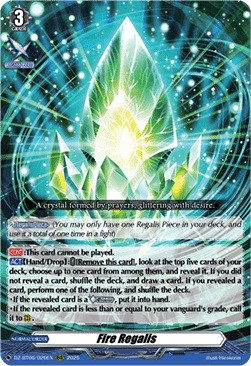 Fire Regalis [D-Format] (V.1 - Triple Rare)