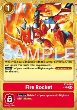 Fire Rocket (BT8-095) (V.2)