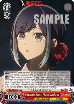 Fireworks Event, Akane Kurokawa (V.2 - Super Rare)