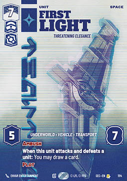 First Light, Threatening Elegance (V.4)