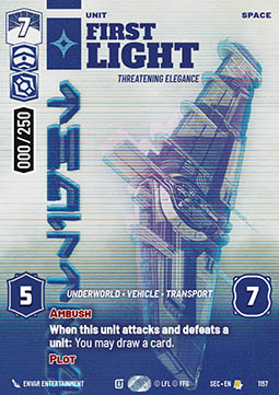 First Light, Threatening Elegance (V.5)