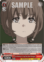 First Meeting in a Long Time, Kaede Azusagawa (V.2 - Super Rare)