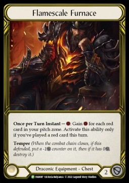 Flamescale Furnace (Cold Foil Golden)