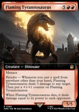 Flaming Tyrannosaurus (V.1)