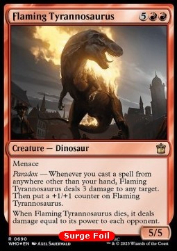 Flaming Tyrannosaurus (V.2)