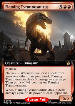 Flaming Tyrannosaurus (V.3)