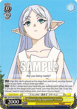 "Flamme's Top Apprentice" Frieren (V.2 - Super Rare)