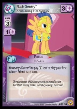 Flash Sentry *Announcing Her Majesty*