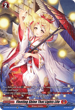 Fleeting Shine That Lights Life [D Format] (V.3 - Special Parallel)