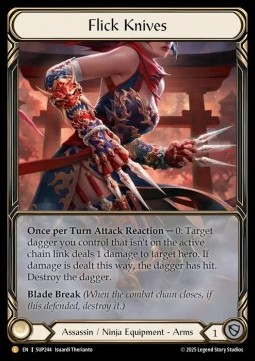 Flick Knives (Extended Art Rainbow Foil)