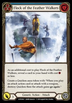 Flock of the Feather Walkers (Blue) (Rainbow Foil)