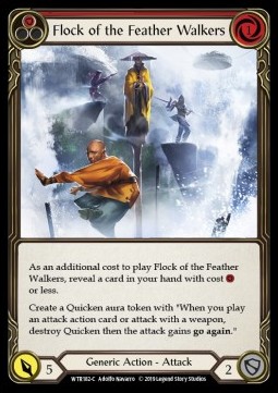 Flock of the Feather Walkers (Red) (Rainbow Foil)