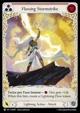 Flowing Stormstrike (Extended Art Rainbow Foil)