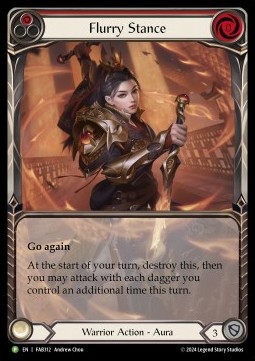 Flurry Stance (Extended Art Rainbow Foil)
