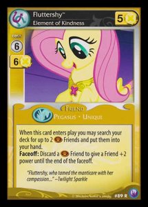 Fluttershy *Element of Kindness* (V.1 - Rare)