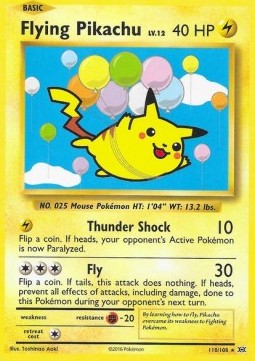 Flying Pikachu  (EVO 110)