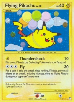 Flying Pikachu Lv.12  (RR 113)