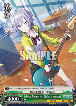 Fond Memories, Shiho Hinomori (V.2 - Super Rare)