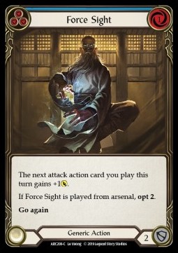 Force Sight (Blue) (Rainbow Foil)
