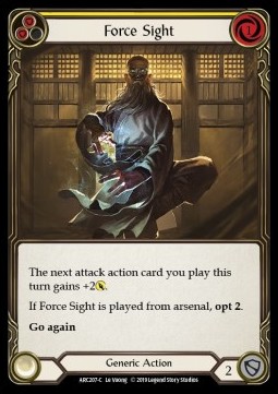 Force Sight (Yellow) (Rainbow Foil)