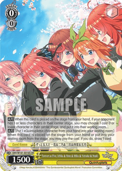 Forever as Five, Ichika & Nino & Miku & Yotsuba & Itsuki (V.2 - Super Rare)