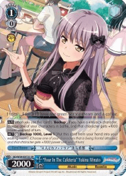 "Four In The Cafeteria" Yukina Minato (V.4 - Super Rare)