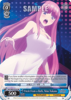 Fresh From a Bath, Nino Nakano (V.1 - Double Rare)