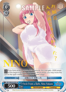 Fresh From a Bath, Nino Nakano (V.2 - Special Rare)