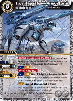 Frost Tiger Heavy Armor Form (V.1 - X Rare)