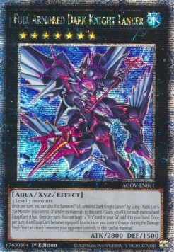 Full Armored Dark Knight Lancer (V.2 - Quarter Century Secret Rare)
