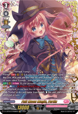 Full Moon Magic, Fortia [D-Format] (V.2 - Double Frame Rare)