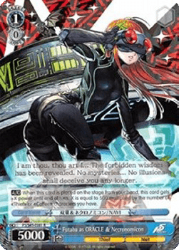 Futaba as ORACLE & Necronomicon (V.1 - Rare)