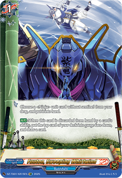 Fuuton, Sweeping Whirlwind [D-Format] (V.2 - Feature Rare)