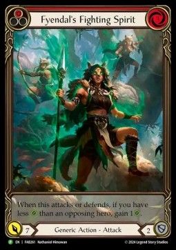 Fyendal's Fighting Spirit (Red) (Extended Art Rainbow Foil)