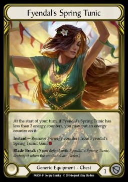Fyendal's Spring Tunic (Cold Foil Golden)