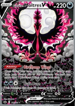 Galarian Moltres V  (CRE 177)