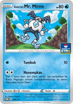 Galarian Mr. Mime  (S-P/ID 058)