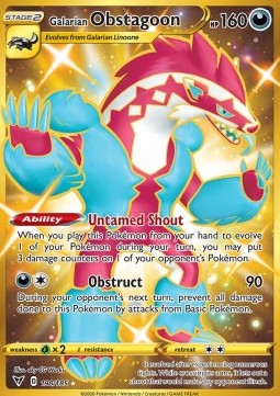 Galarian Obstagoon  (VIV 198)