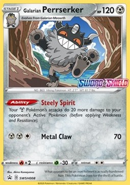 Galarian Perrserker  (SWSH 008)