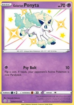 Galarian Ponyta  (SHF SV47)