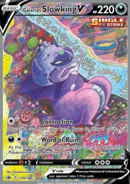 Galarian Slowking V  (CRE 179)
