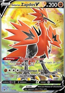 Galarian Zapdos V  (CRE 173)